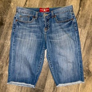 (SOLD🔴) Lucky Brand Beachcomber Bermuda Denim Jean Shorts